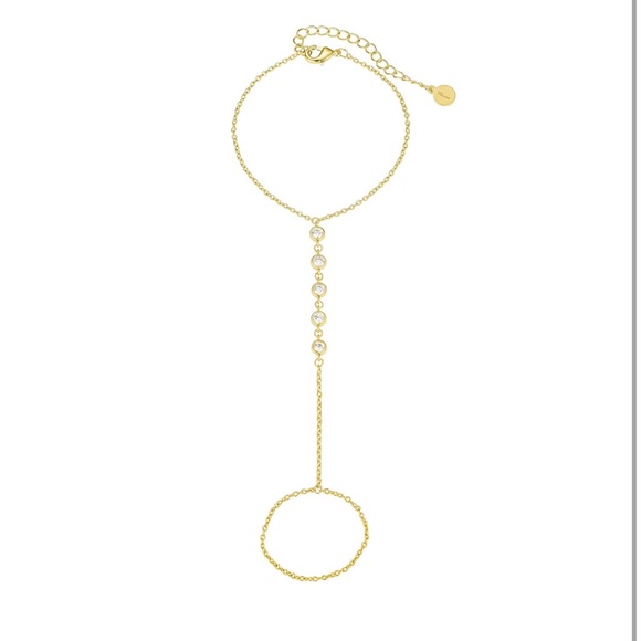 Gold Hand Chain - Picture 2 of 3